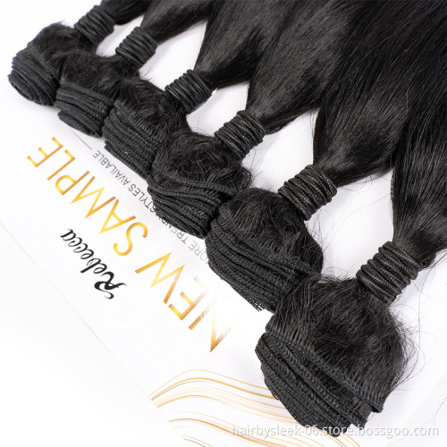 24 inches black silky base straight wave heat resistant synthetic hair bundles Synthetic Braiding Hair  brazilian hair extension